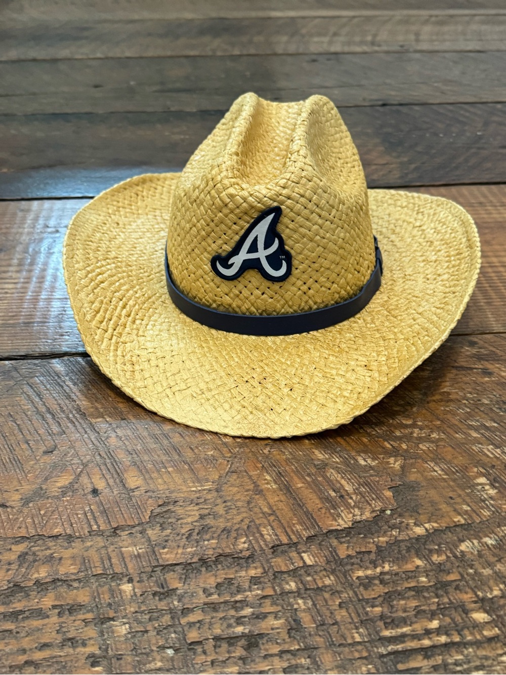 Atlanta Braves Straw Cowboy Hat